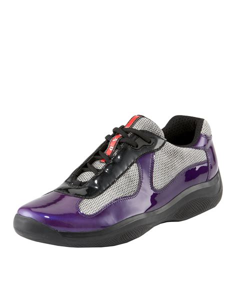 purple prada shoes men|Prada dress shoes for men.